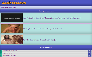 Скриншот сайта xxxsvetka.com